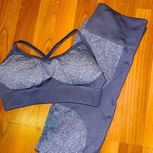 Grey Gym Set🖤💪🏽